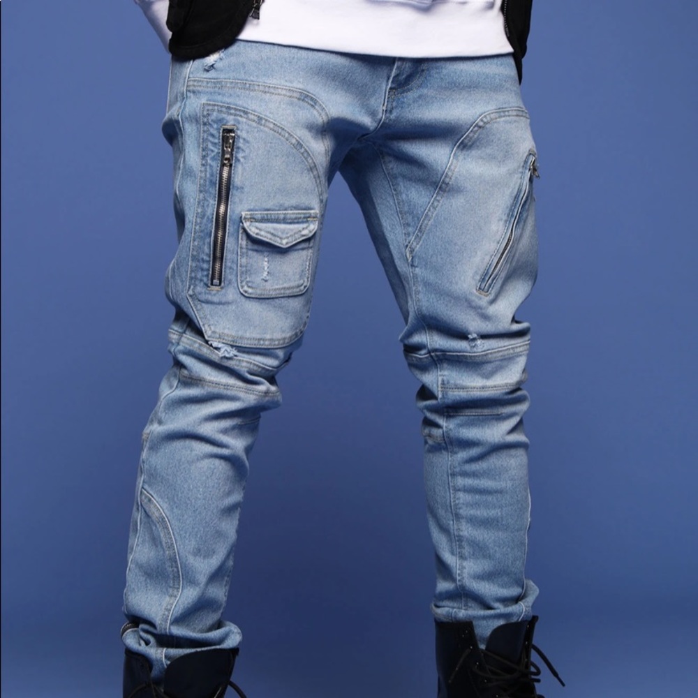 Ryda Moto Skinny Jean - LightWash